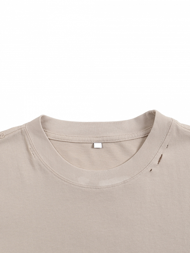 TELL ME YOU LIED CLASSIC FRAYED BOXY TEE - Image 3
