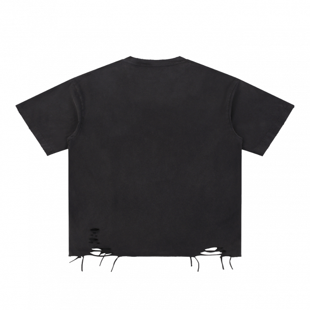 BEFORE IT'S TOO LATE RAW HEM T-SHIRT - Image 2